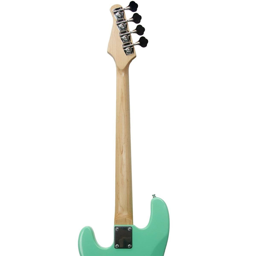 Surf Green Electric Bass Guitar with Pearl Pickguard Q54437