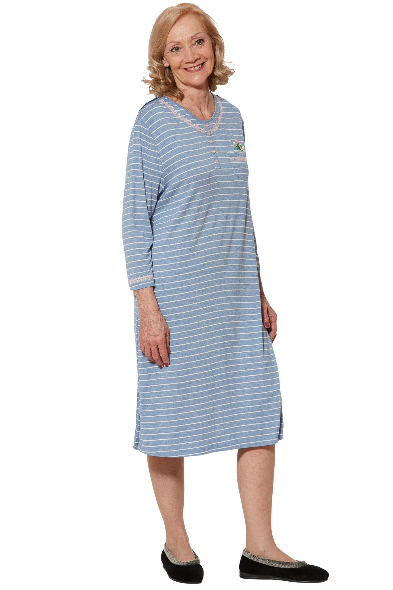 Blue Adaptive Nightgown 1XL D92507