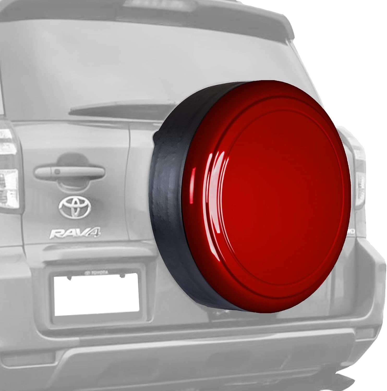 Beige Metallic Rigid Tire Cover for Toyota RAV4 Z69581