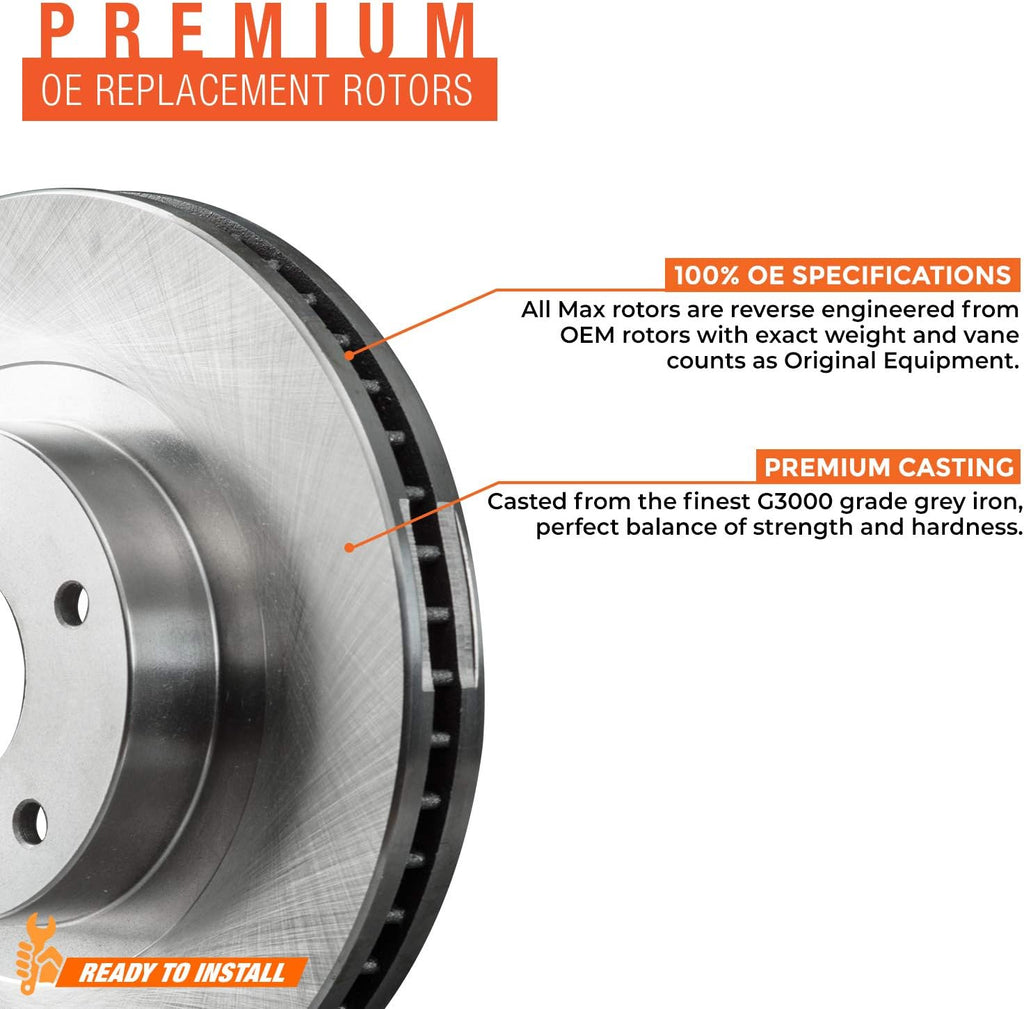 Premium OE Rotors with Carbon Ceramic Pads I36162