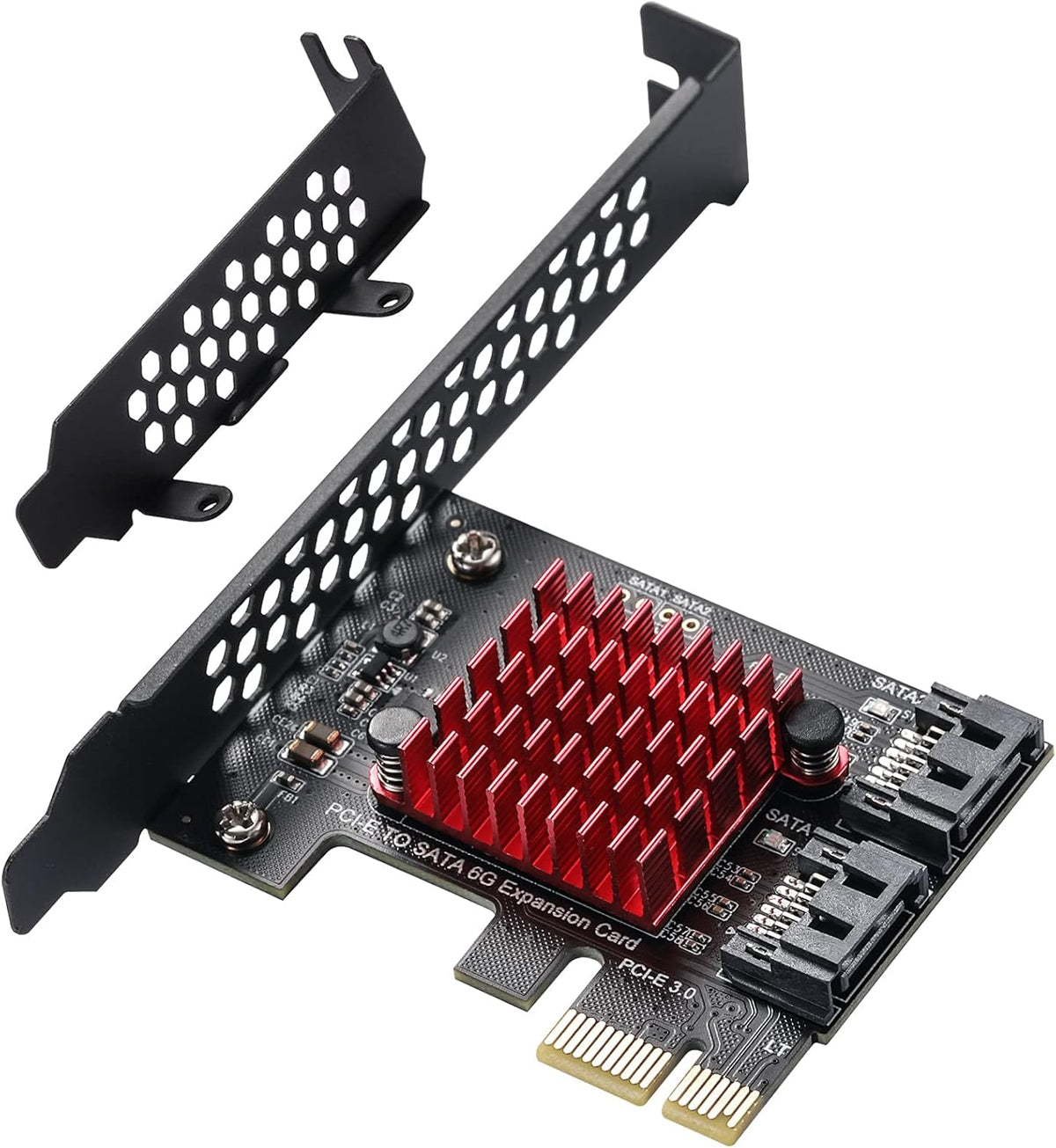 24 Port PCIe SATA 3.0 Card with SATA Cables and Power Splitter Cable G95510