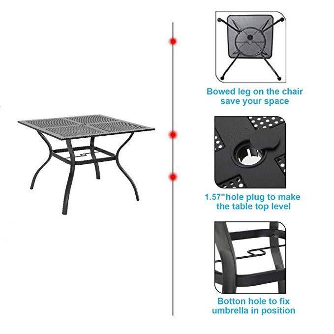 Square Patio Bistro Table Y21560