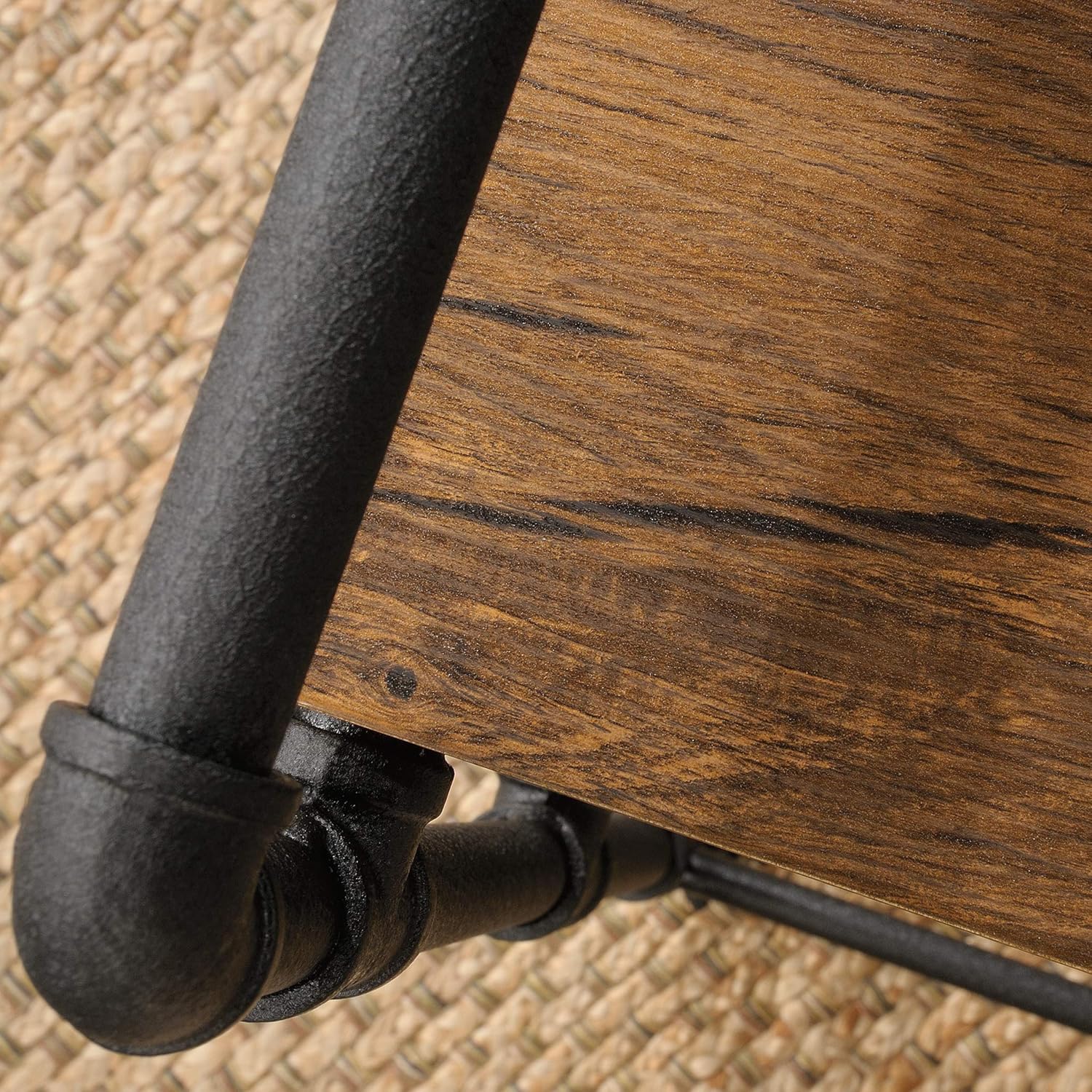 Multi-Purpose Cart, Checked Oak Finish L2639