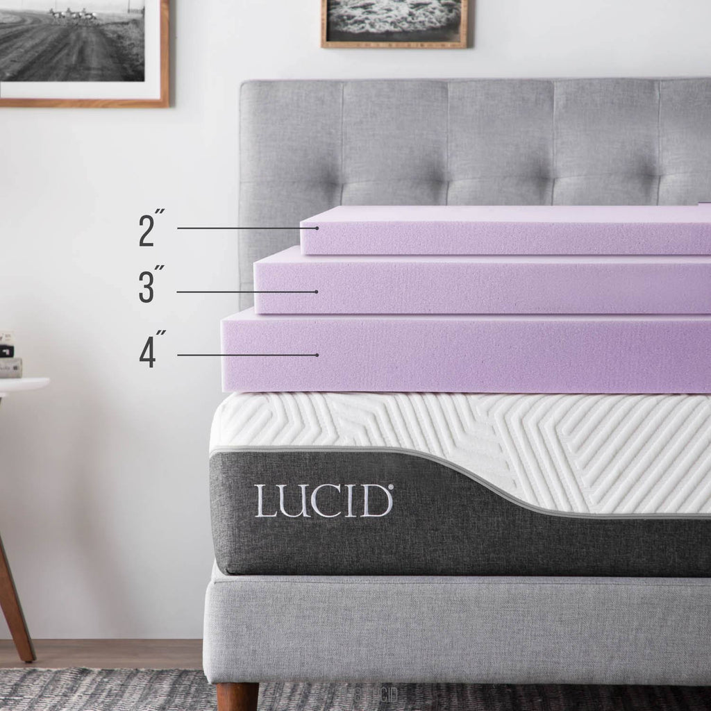 Full Lavender Infused Memory Foam Mattress Topper P2446