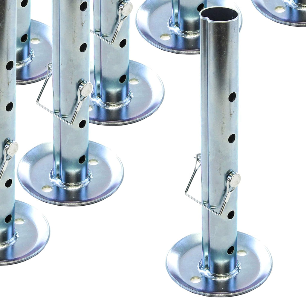Jack Stand Drop Legs for 2 Inch Inner Diameter Jacks Foot Pad Insert Pack of 2 D455