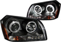 Black Projector Headlight Set with CCFL Halo G8750