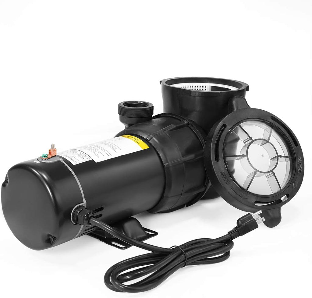 Black Above Ground Pool Pump 1.5HP Single Speed D81589
