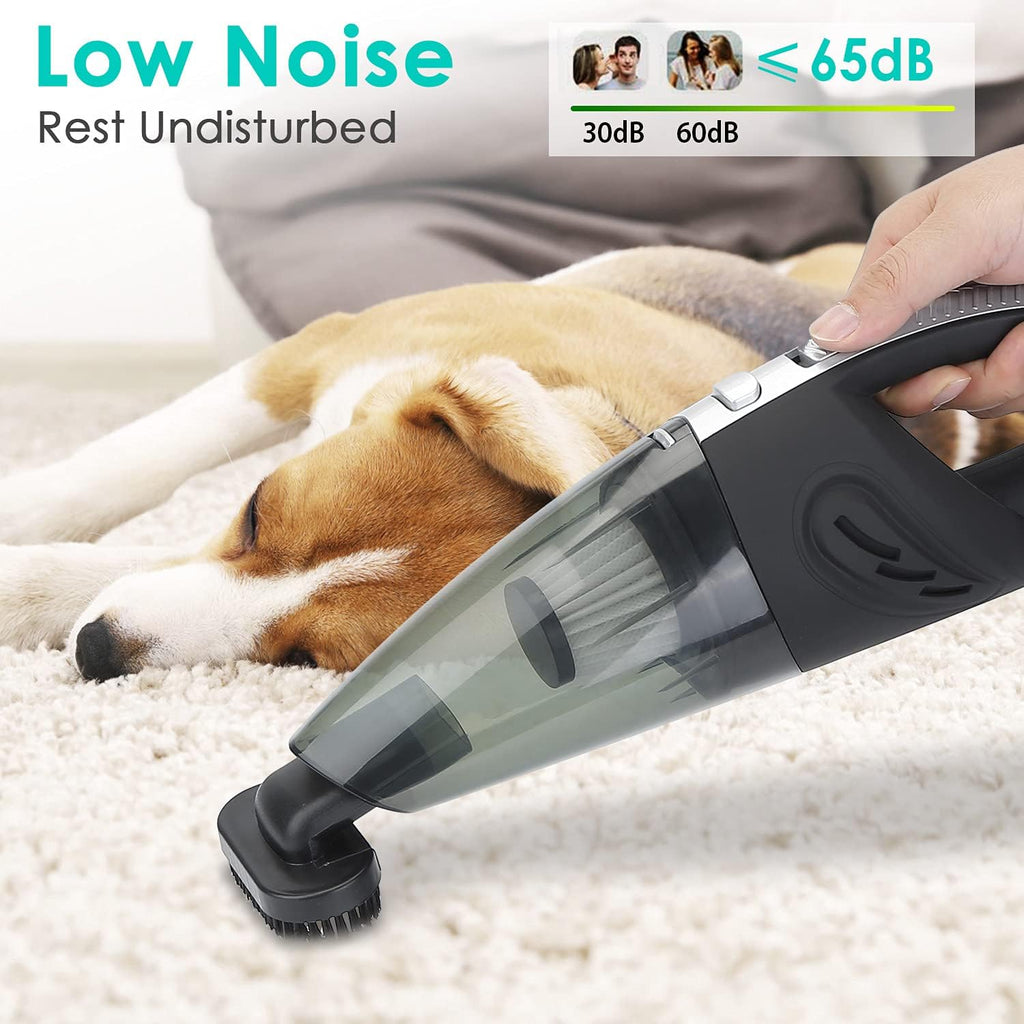 Portable Handheld Vacuum Cleaner Cordless Rechargeable Mini Car Vacuum Wet Dry Pack of 2 G813