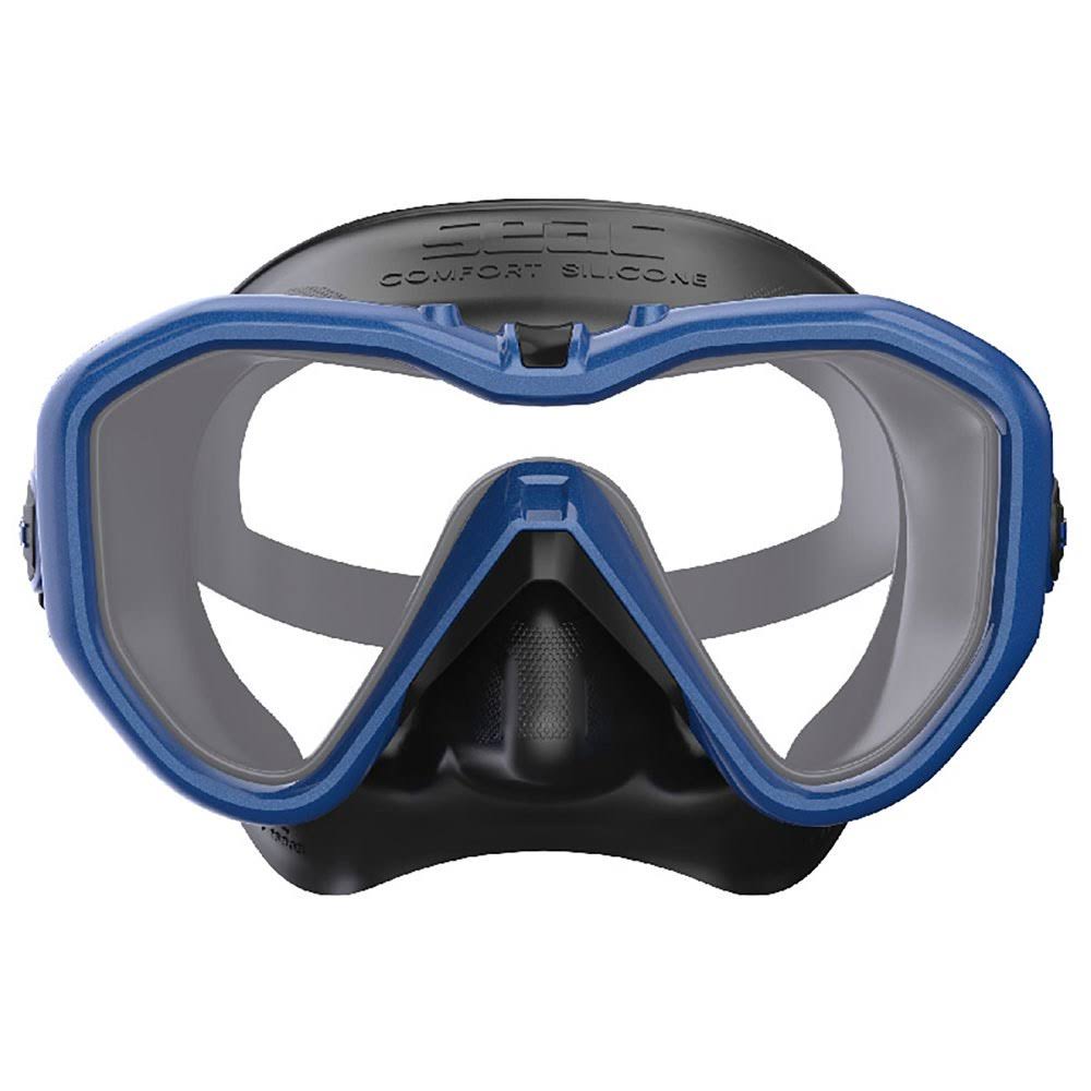 Clear - Black/Blue Mask W166