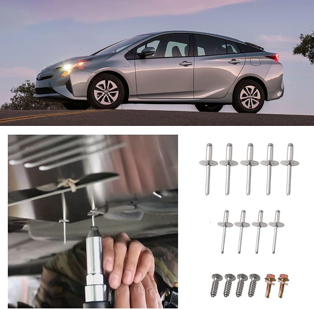 Catalytic Converter Protection Shield Aluminum Anti Theft Shield Car Security Silver B50372