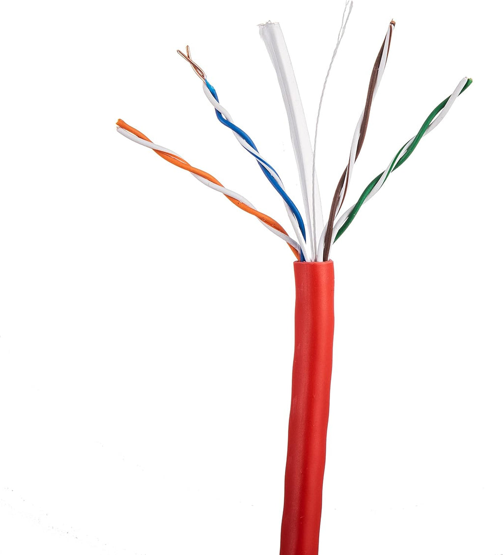 1000ft CAT6 Solid Cable 550Mhz UTP 23AWG Network Wire Bulk Blue Q593911