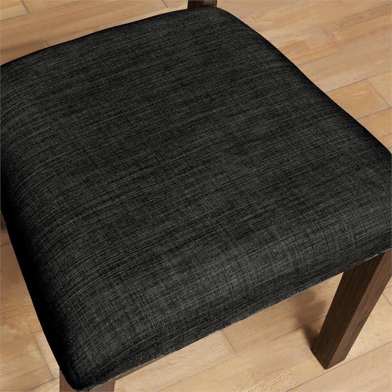 Rustic Wood Base Side Chair (Set of 2) in Walnut H7071