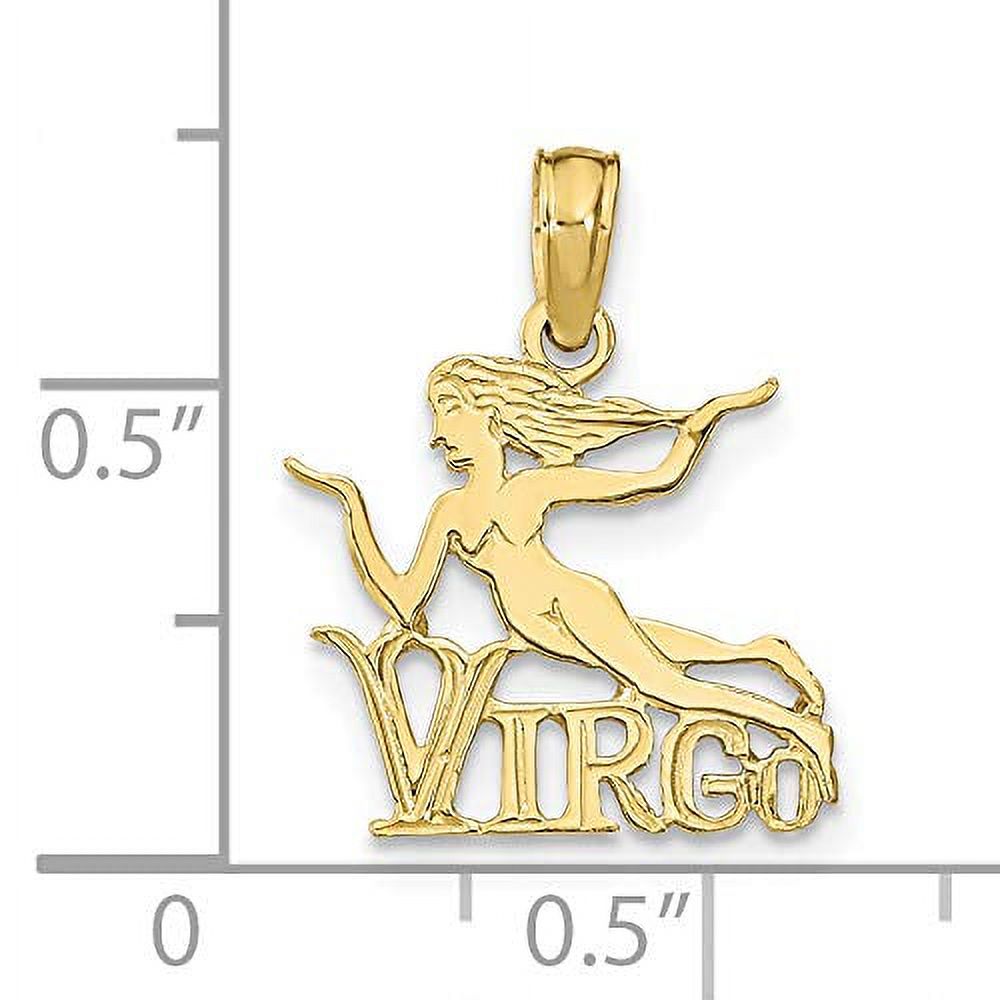 10K Yellow Gold Virgo Charm R986143