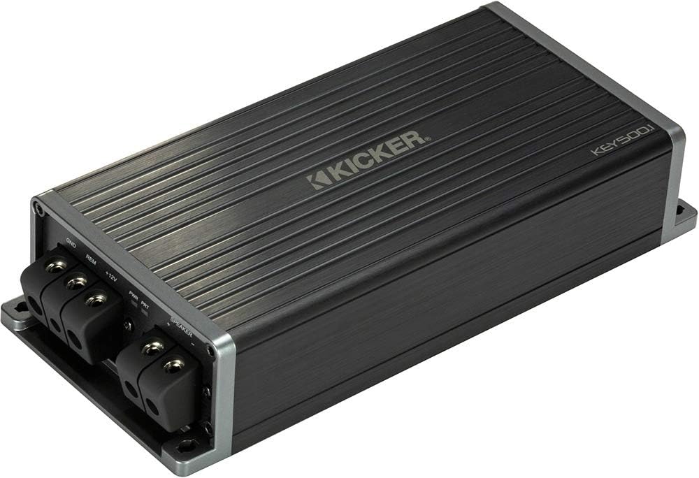 Black Digital Signal Processor Mono Subwoofer Amplifier Vehicle Audio System V173
