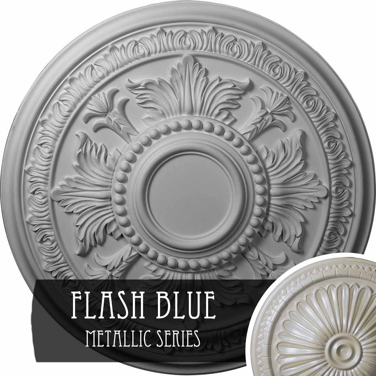 30 5/8x22OD x 2 1/2x22P Hand-Painted Ceiling Medallion M729053