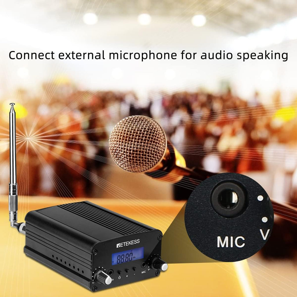 FM Transmitter with Antenna, Pack of 2 D3840