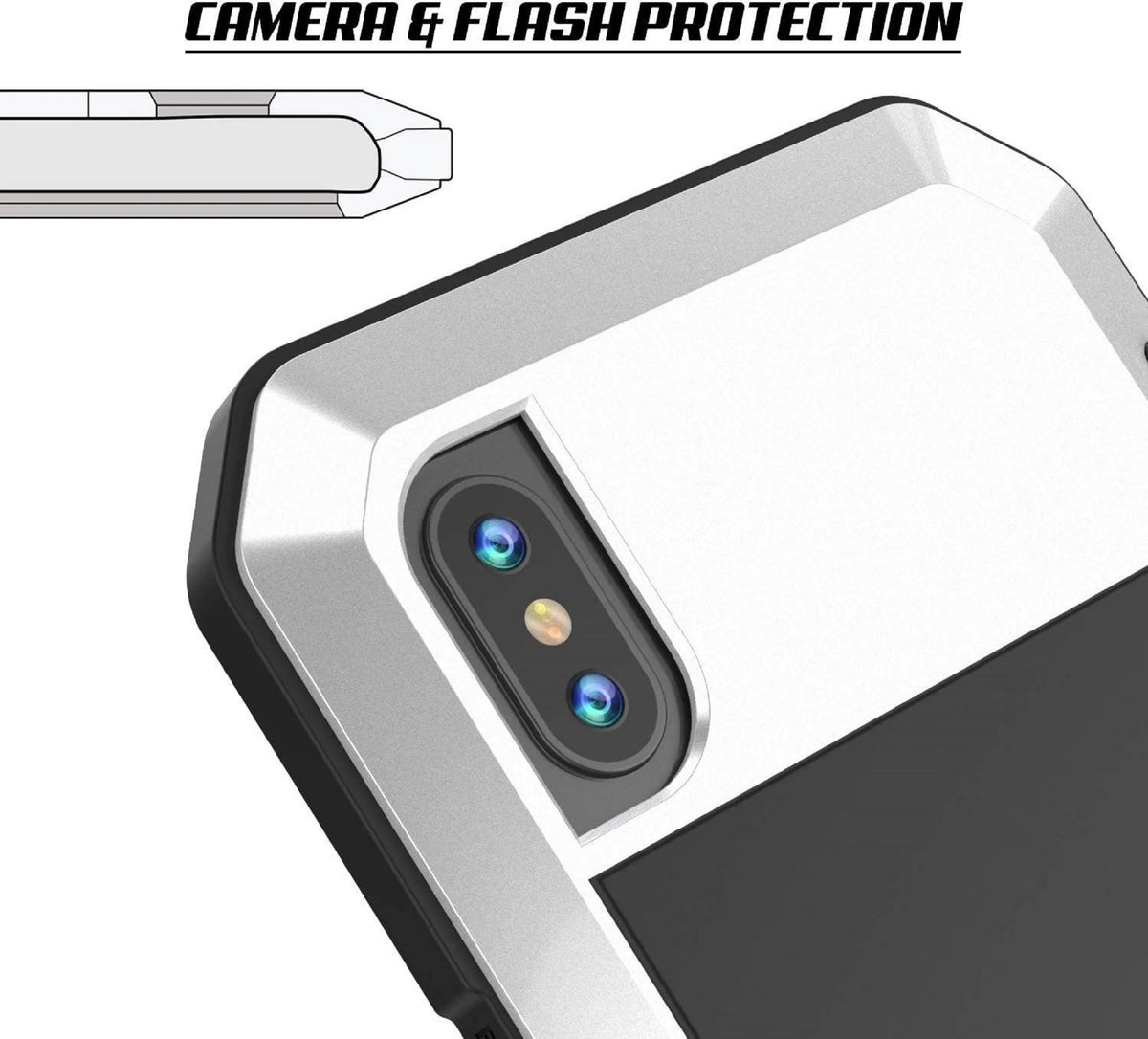 White Aluminum Metal iPhone 5s Case Z660303