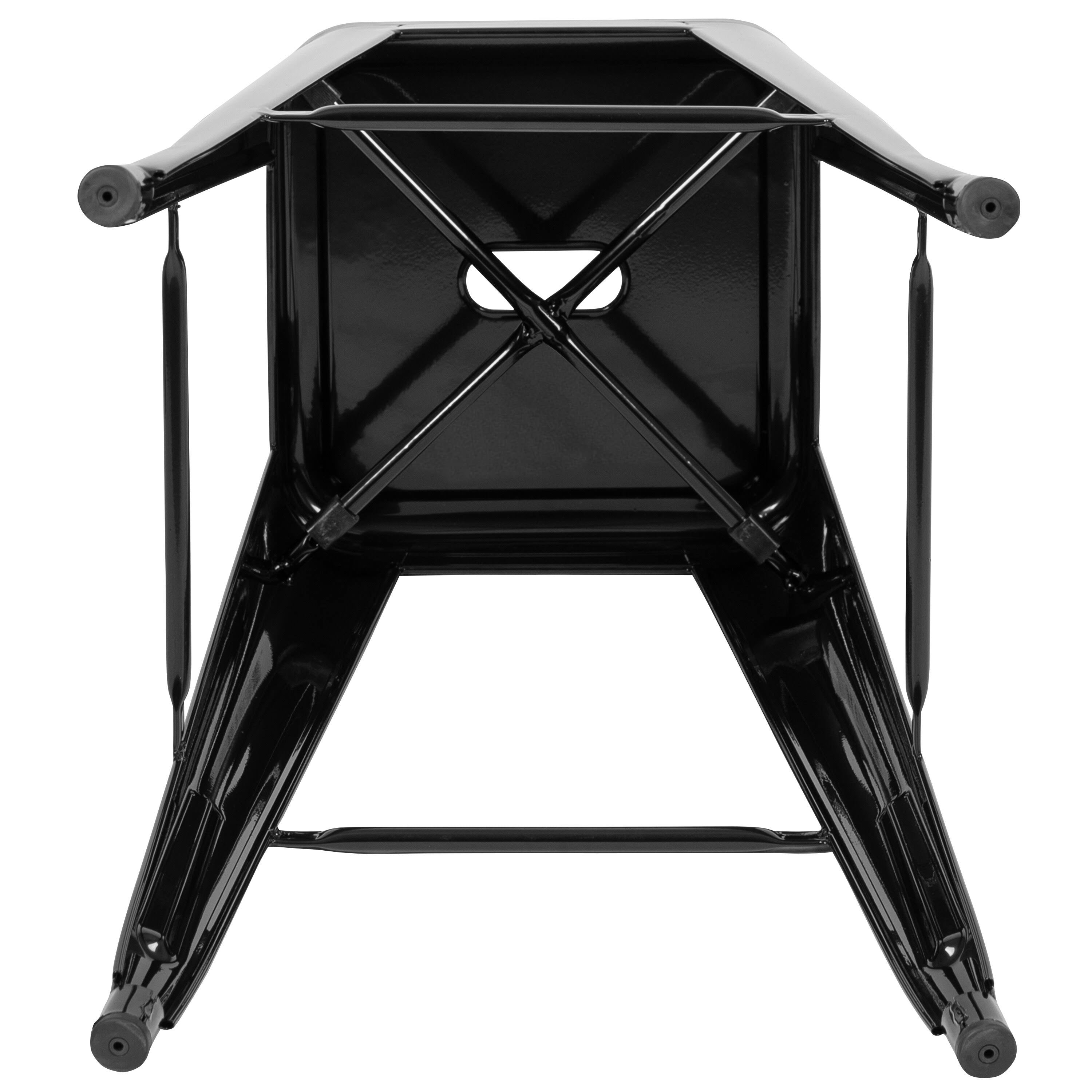 4 Pack 30x22 High Metal Stackable Bar Stool H487