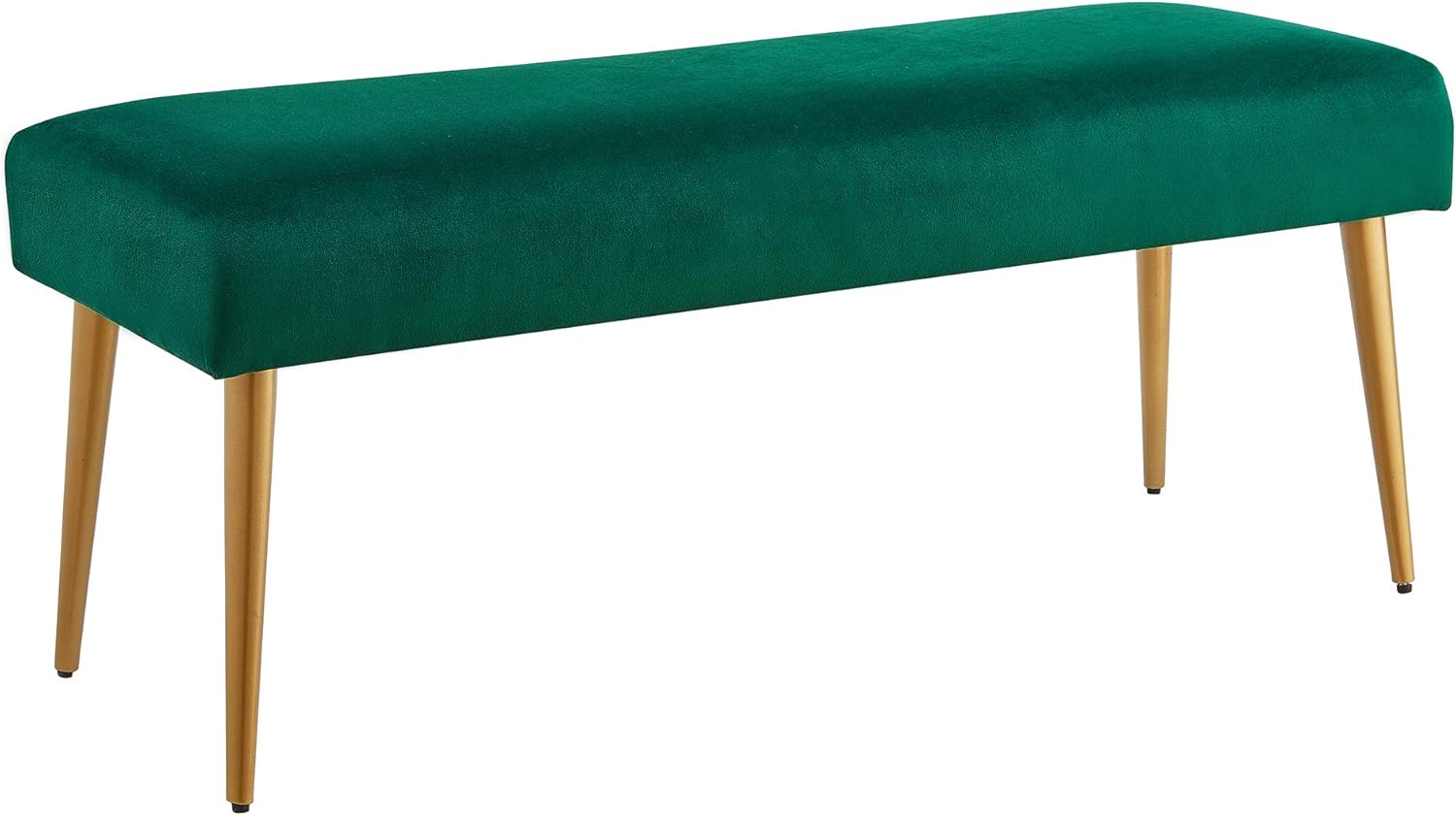 Emerald Bench with Golden Powder Coating Legs D640