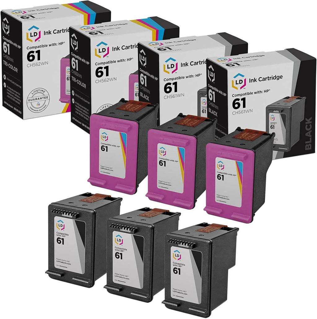 Set of 6 High Yield Ink Cartridges V9551