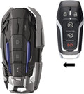 Red Key Fob Case Shell Cover for Ford / Lincoln 5 Button Z60308