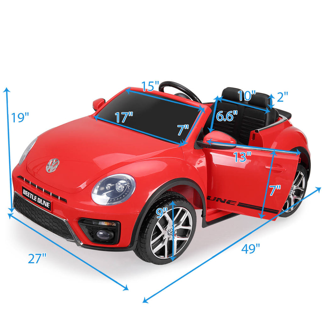 Red 12V Battery Powered Ride on Toy Car with Remote Control T500