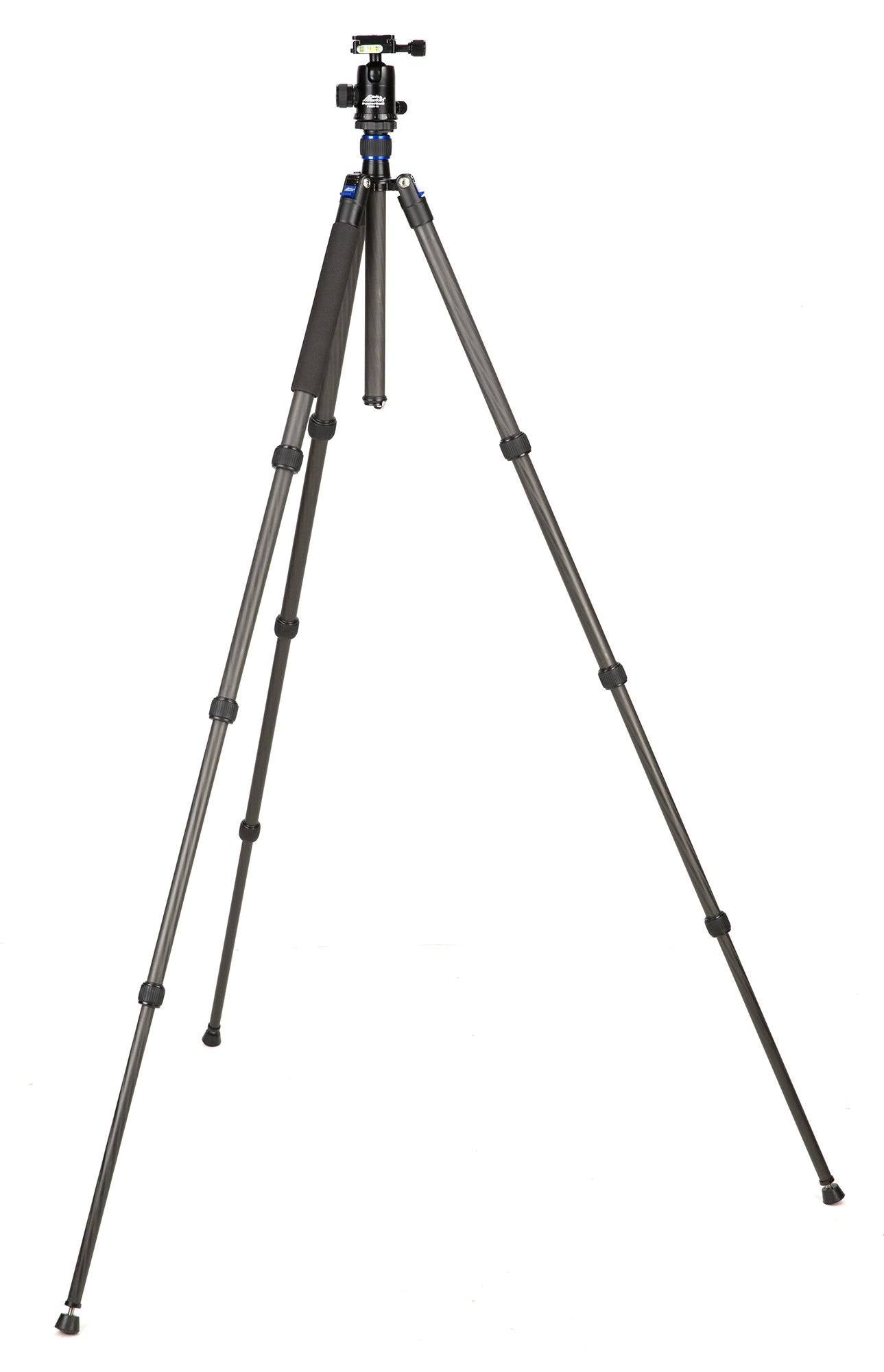 Black Carbon Fiber 4 Section Tripod with Head V716