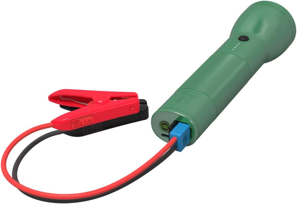 Rechargeable Lithium LED Flashlight with Car Jump Starter and Phone Charger Z8691