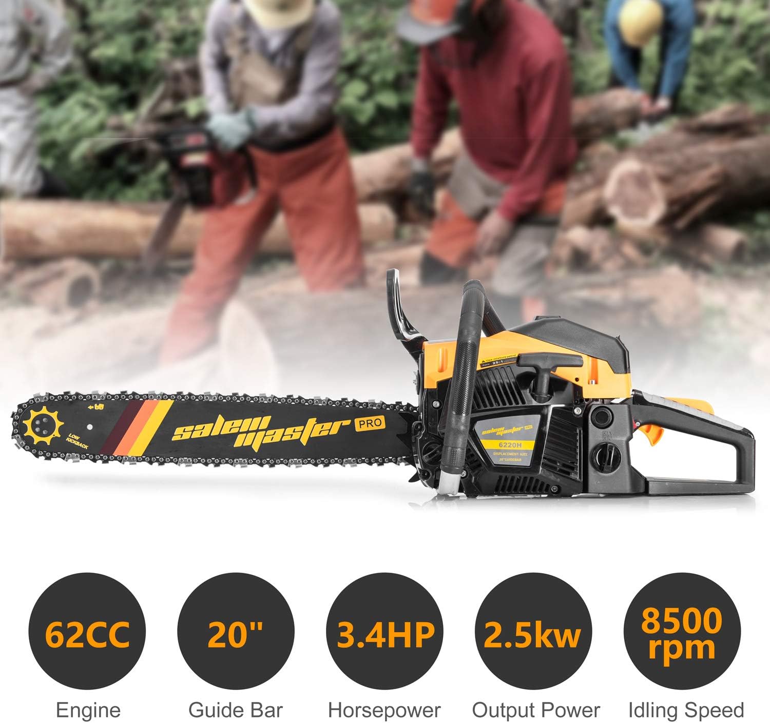 62CC 20-Inch Gas Chainsaw T4116