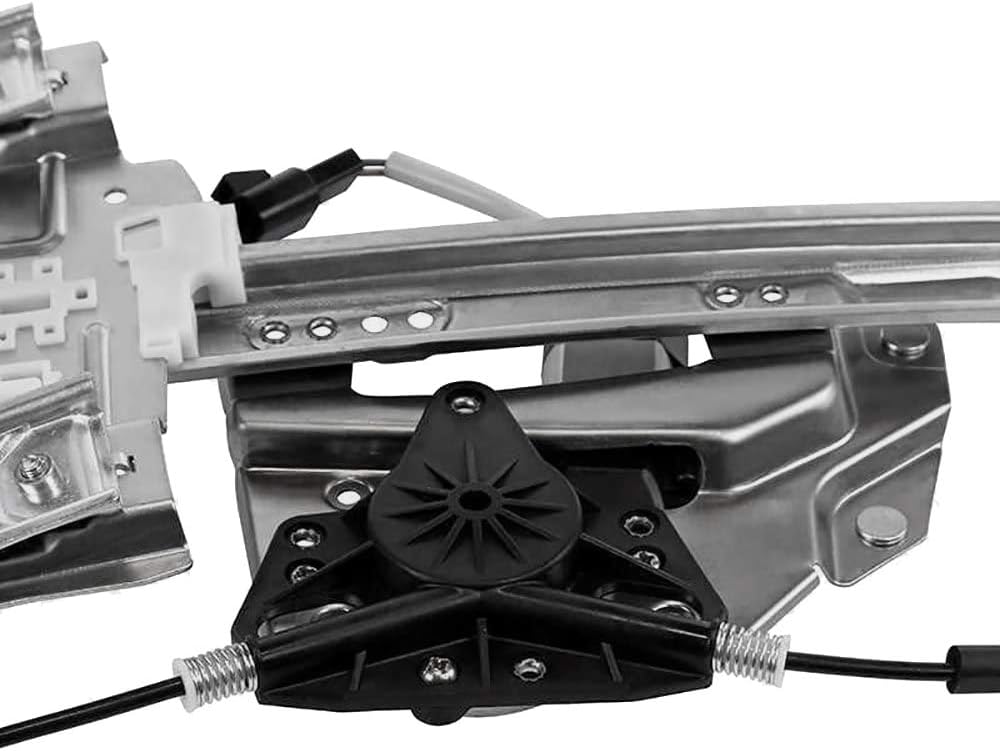 Rear Driver Side Window Regulator with Motor Compatible with 2000-2005 Cadillac Deville, Pack of 2 V553