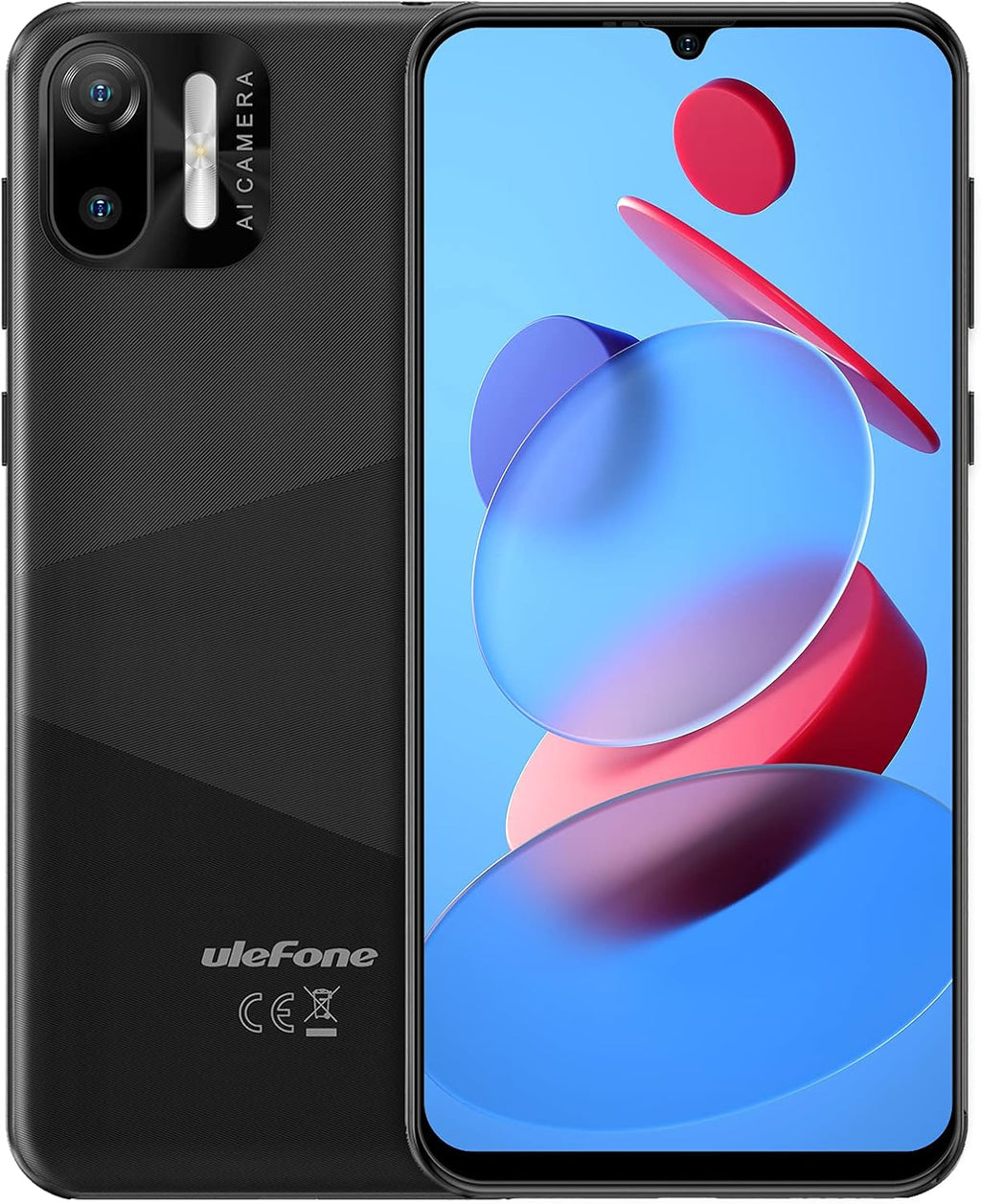 Unlocked Smartphones, 6.1" Dual SIM, 3300mAh, Black F293827