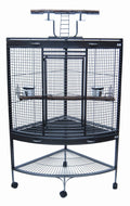 Antique Silver Wrought Iron Parrot Cage G48934