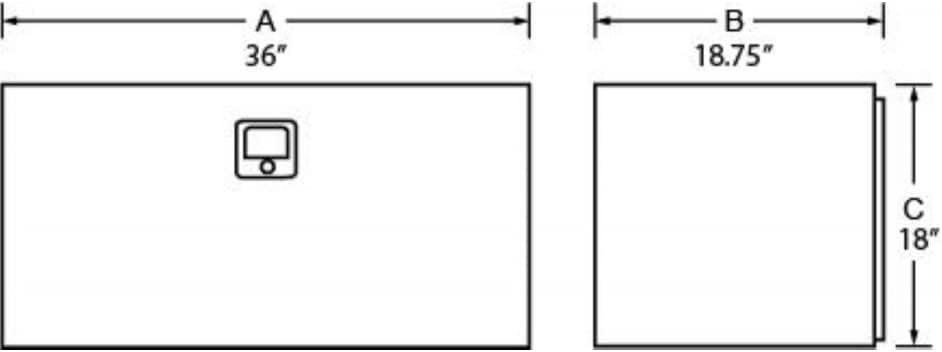Underbody Box Steel Black H4903