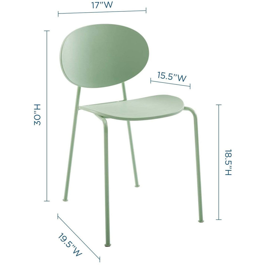 Pink Dining Side Chair Set of 2 W4415