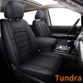 Black Faux Leather Full Set Seat Covers with Center Console Cover N19858