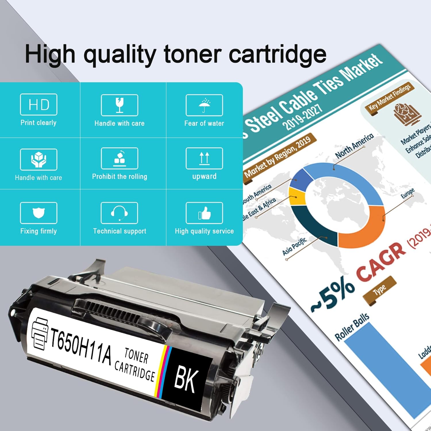 2 Pack Black Toner Cartridge G42087