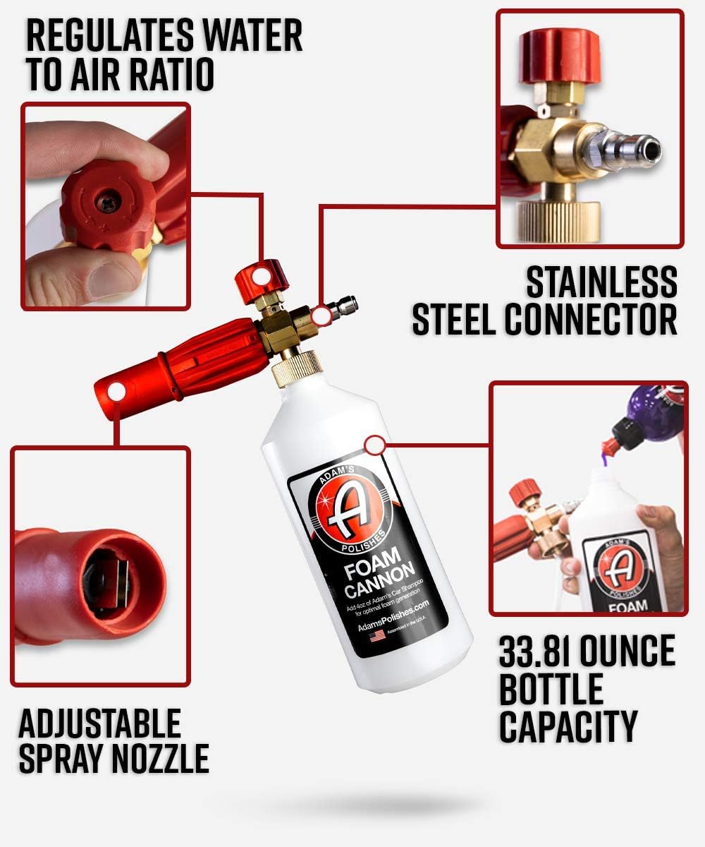 Mega Foam Cannon Car Wash Kit Pressure Washer Tool V223