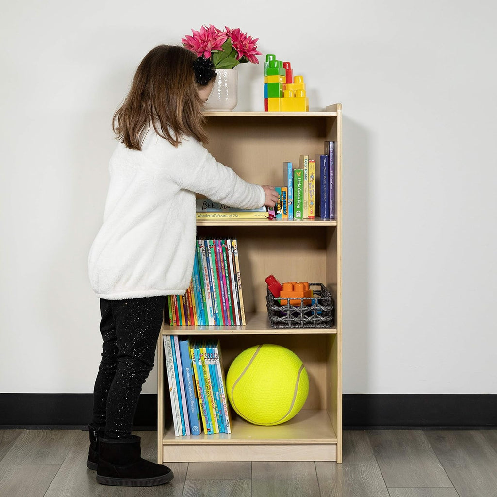 Wooden 3 Section School Classroom Storage Cabinet V33759
