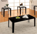 3-Piece Accent Table Set Black C1061