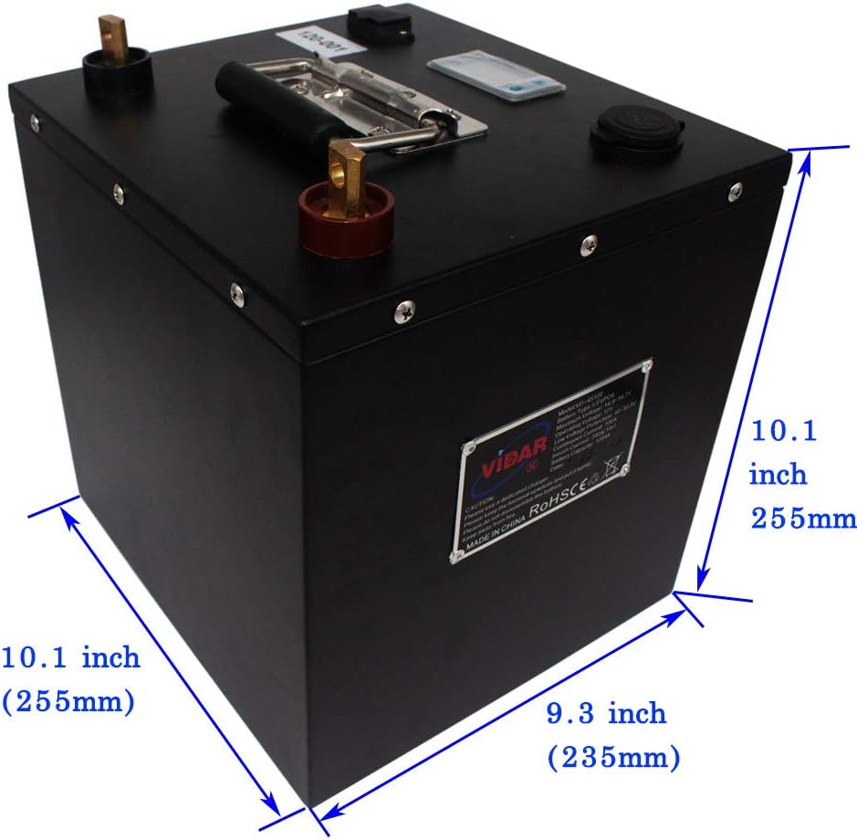 12V 120Ah LiFePO4 Deep-Cycle Battery with Built-in BMS H28362