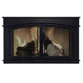 Black Fireplace Glass Door Y161