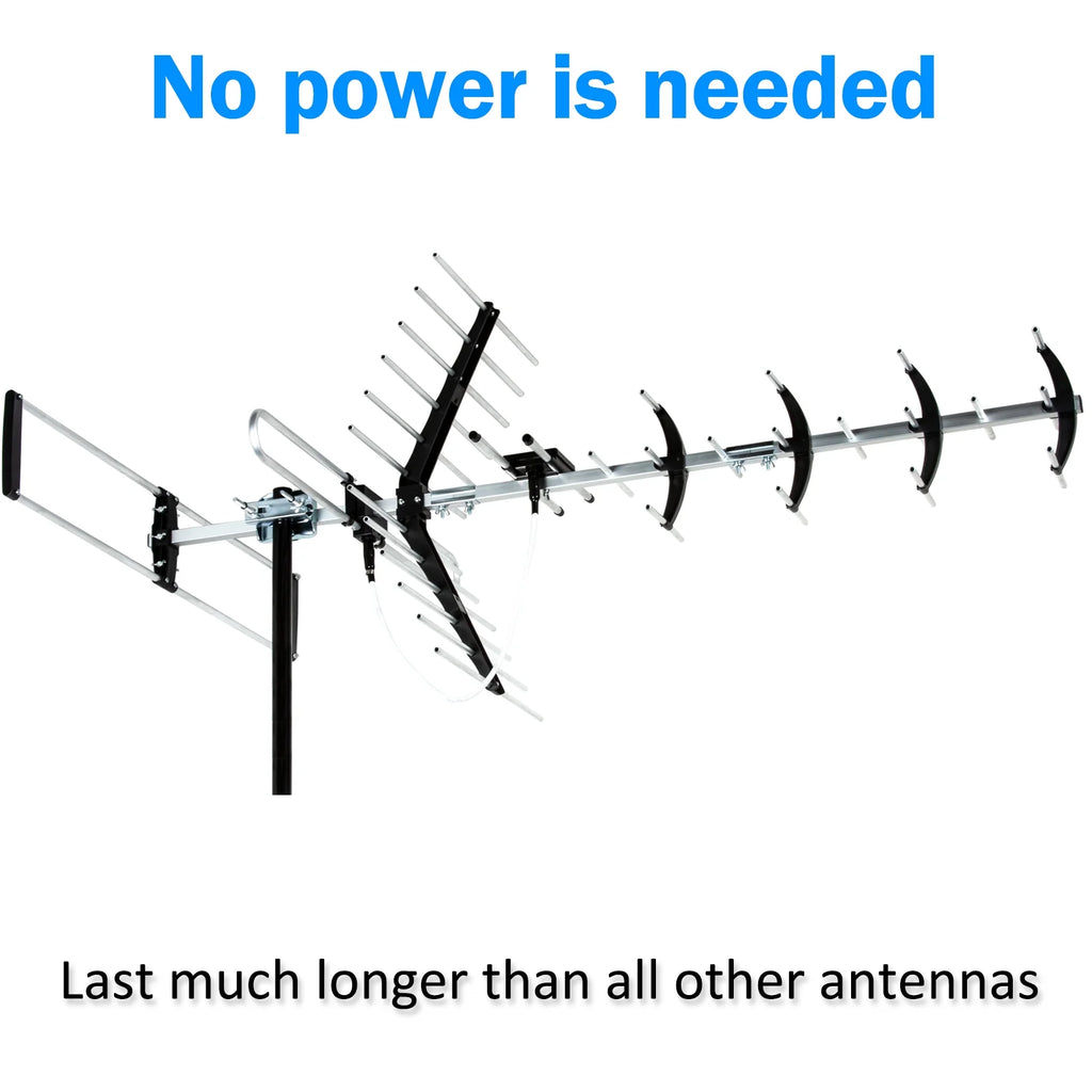 Outdoor HDTV Antenna with Mounting Pole Y699