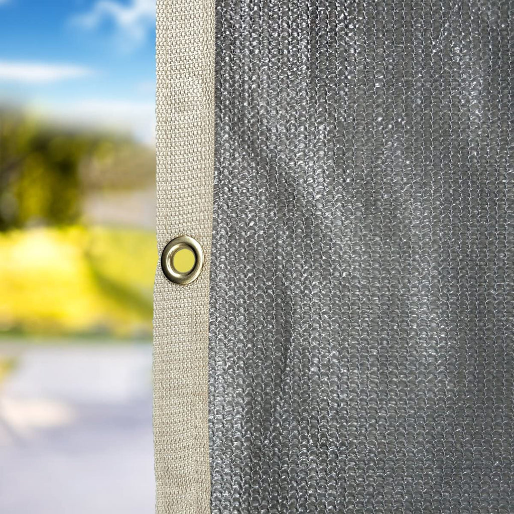 RV Awning Privacy Screen Shade Panel Kit, Grey, 10 x 10ft H34697
