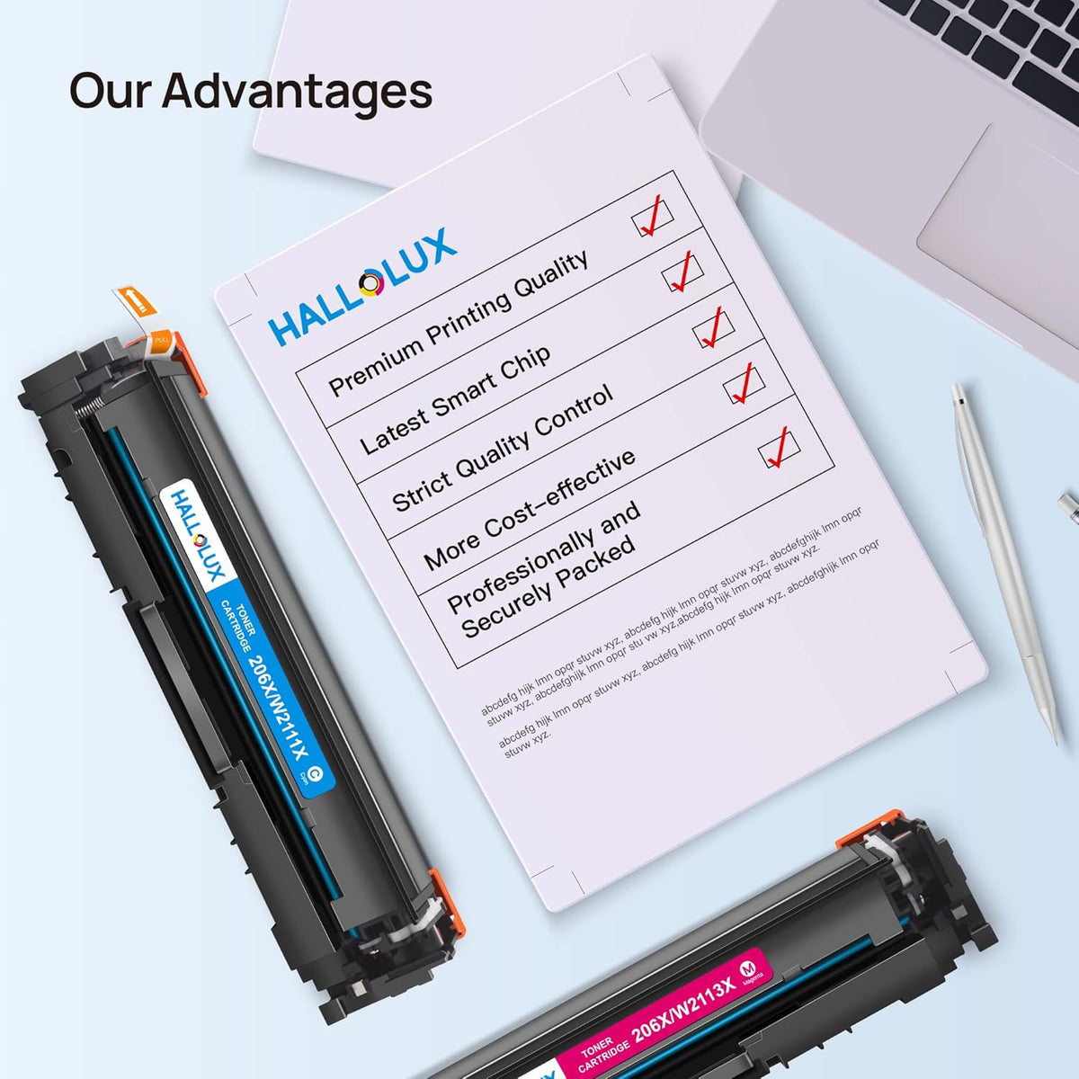 4 Pack High Yield Toner Cartridge E68526