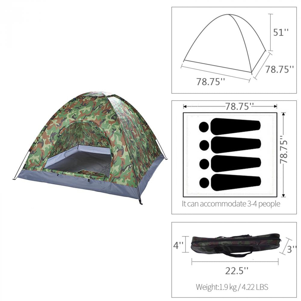Camouflage 4 Season Folding Tent A153