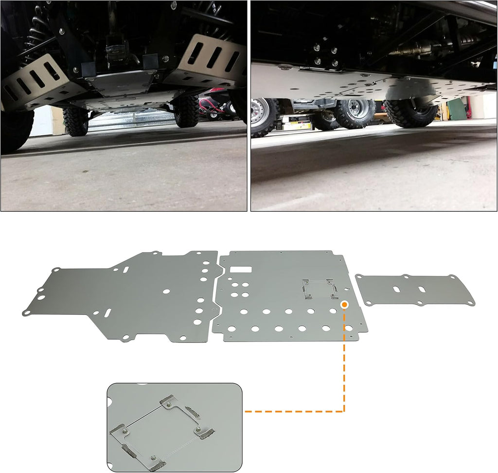 3/16" Aluminum Skid Plate for Honda Pioneer 700 E497