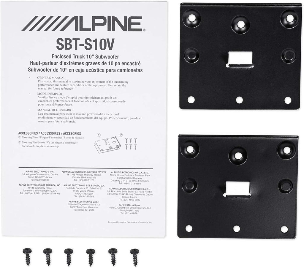 10 Inch 1000 Watt Loaded Ported Truck Subwoofer Enclosure Box P401488