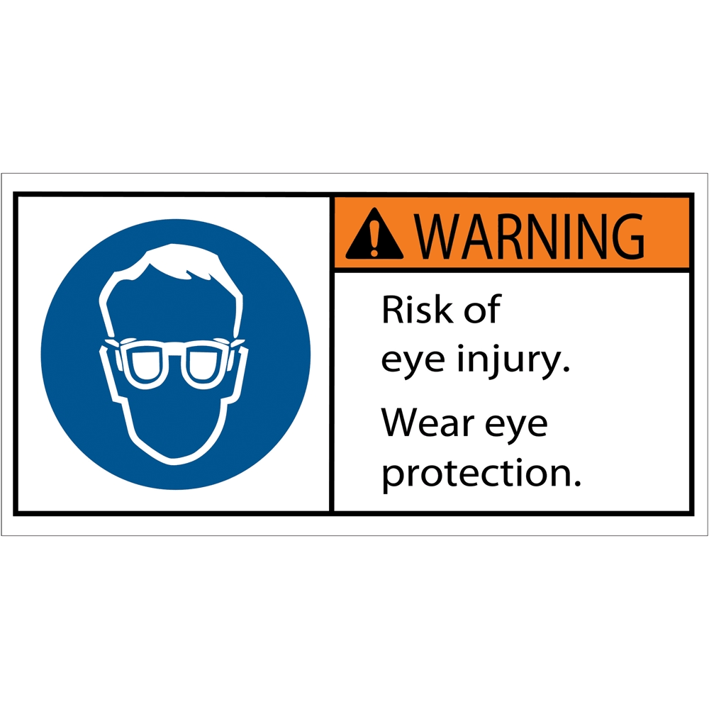 2 x 4 in. Durable Safety Label H77651
