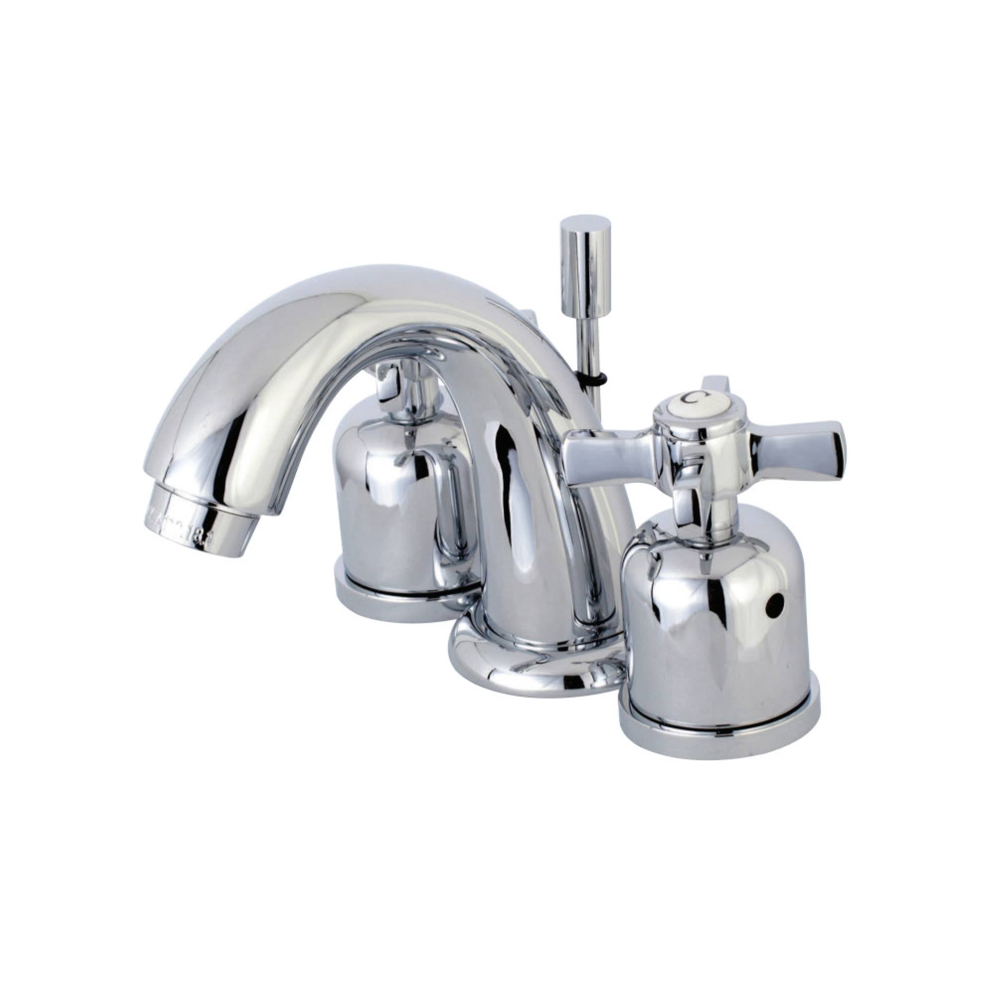 Polished Chrome Widespread Bathroom Faucet Z797