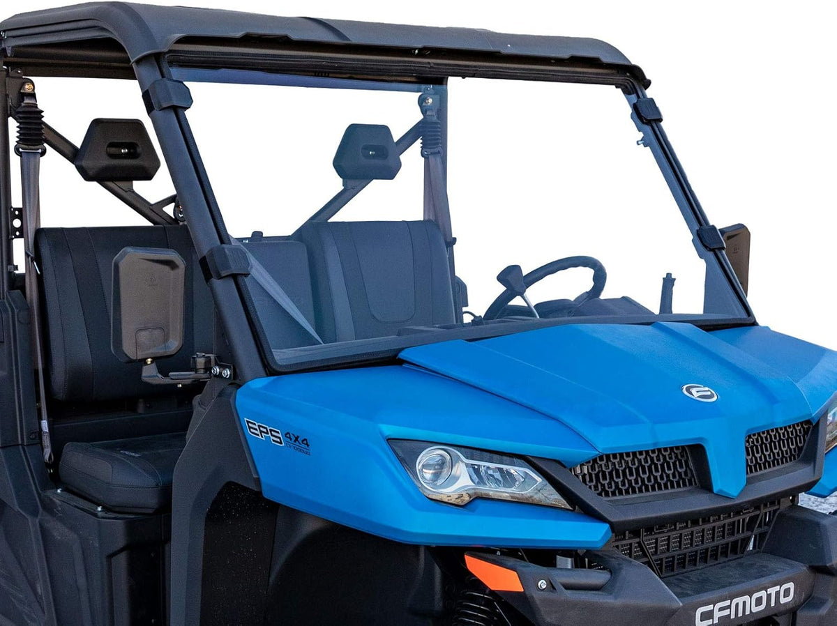 Heavy Duty Full Windshield, 1/4 Thick Scratch Resistant Polycarbonate I67688